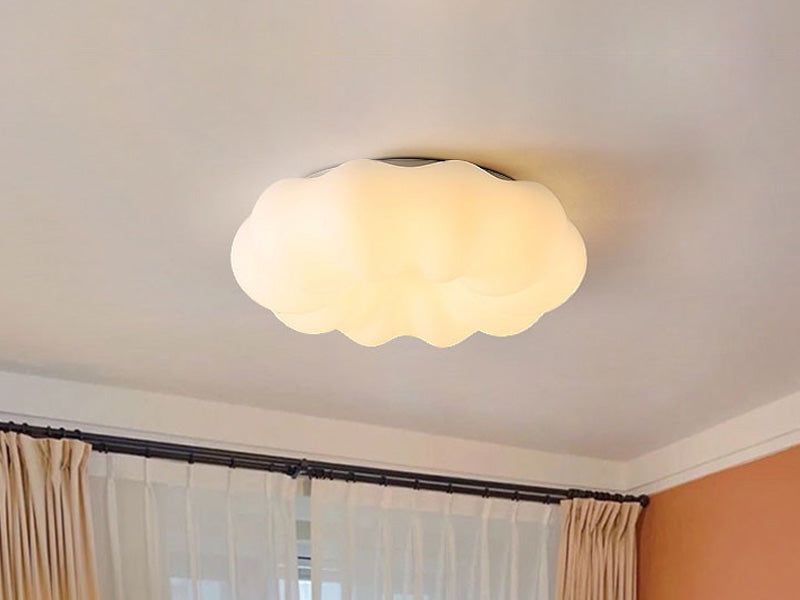 Pumpkin-Shaped Ceiling Light