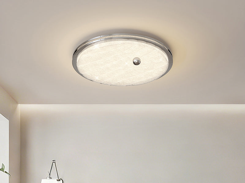 Chrome Round Ceiling Light