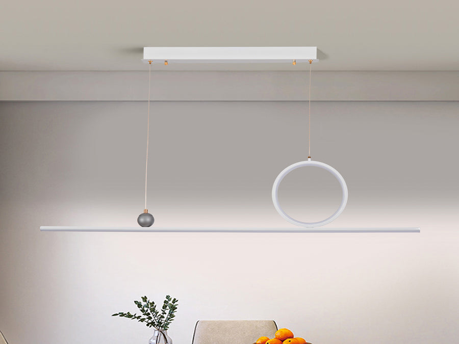 Ring & Bar Pendant Light