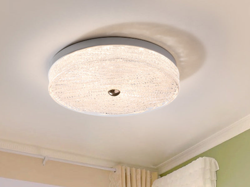 Round Crystal Ceiling Light, 400 mm