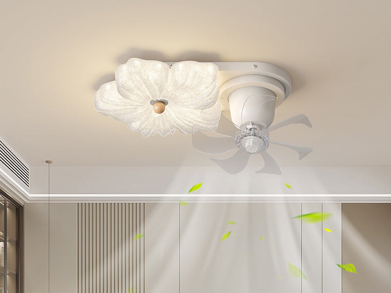 White Blossom Fan Light